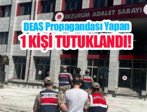 Erzurum’da DEAŞ propagandası yapan 1 kişi tutuklandı!