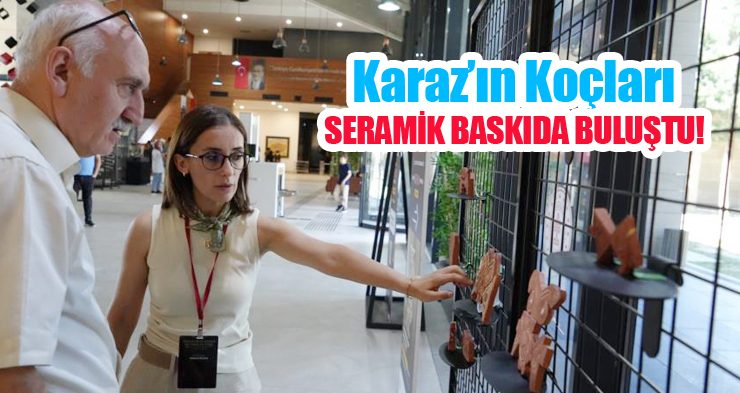 Karaz’ın Koçları seramik baskıda buluştu..