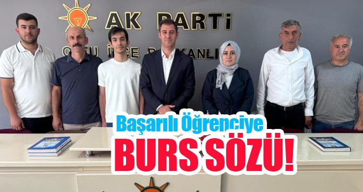 Başarılı öğrenciye burs sözü!