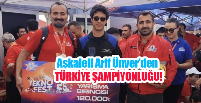 Arif Ünver’den Türkiye şampiyonluğu!