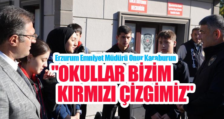 “Okullar bizim kırmızı çizgimiz”
