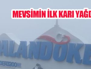 Palandöken’e mevsimin ilk karı yağdı!