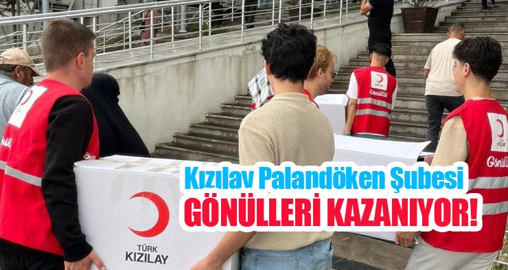 Kızılay Palandöken Şubesi gönülleri kazanıyor!