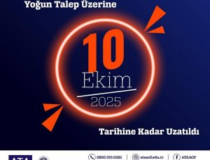 Atatürk Üniversitesinde “Sınavsız ikinci üniversite” fırsatı 10 Ekim’e kadar devam ediyor..