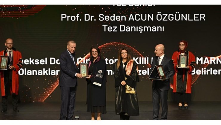 ETÜ’lü akademisyene Cumhurbaşkanı Erdoğan’dan üstün başarı ödülü…