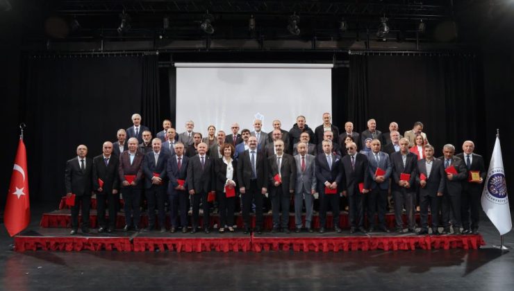 Atatürk Üniversitesinde kurumsal vefa ve hizmet ödülleri ile emek ve vefaya vurgu…