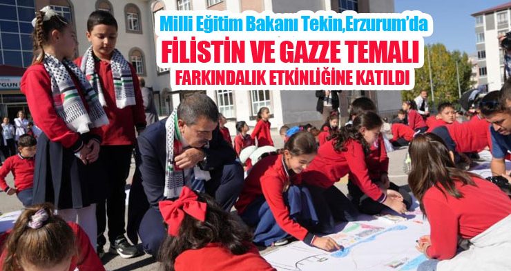 Bakan Tekin: “Bu dünyayı hepimiz için yaşanabilir kılacak bireyler yetiştirmemiz lazım”