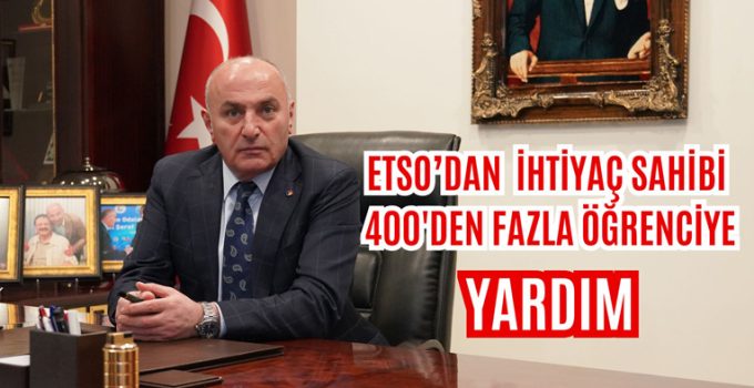 ETSO’dan İhtiyaç Sahibi Öğrencilere Giyim Yardımı!