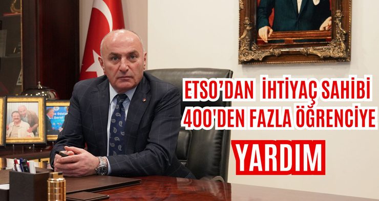 ETSO’dan İhtiyaç Sahibi Öğrencilere Giyim Yardımı!