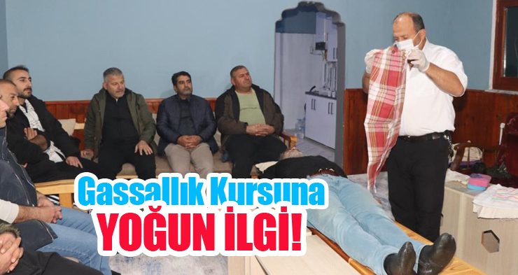 Gassallık kursuna yoğun ilgi…