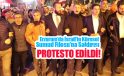 Erzurum’da İsrail’in Küresel Sumud Filosu’na saldırısı protesto edildi..