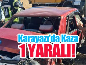 Karayazı’da trafik kazası: 1 yaralı