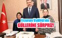Erzurum Valiliği’nin güllerine sürpriz…