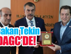 Bakan Tekin DAGC’de…