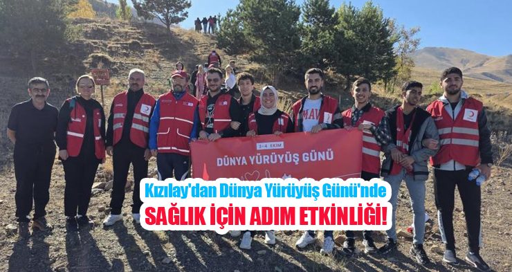 Kızılay’dan Dünya Yürüyüş Günü’nde sağlık için adım etkinliği..