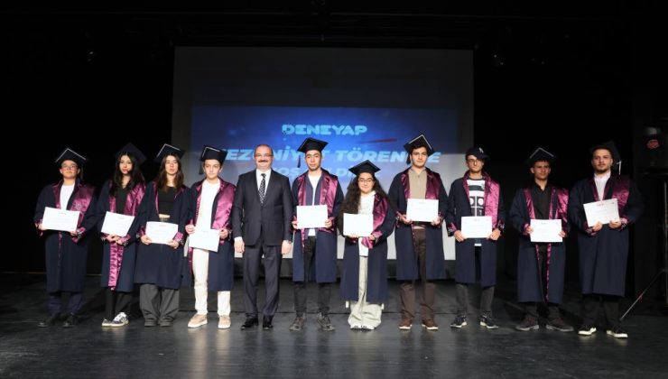Geleceğin teknoloji yıldızları Deneyap Mezuniyet töreninde buluştu…