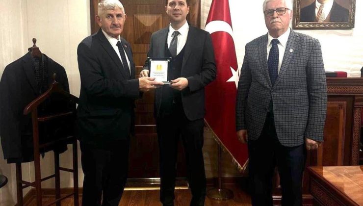 Muharip gazilerden kaymakamlara ziyaret!