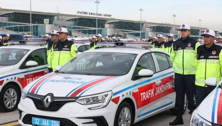 Erzurum’da polis ve jandarmaya 74 araç takviyesi…