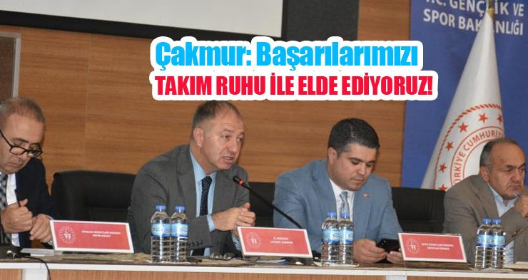 Çakmur: Başarılarımızı takım ruhu ile elde ediyoruz…
