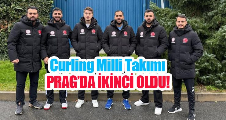 Curling milli takımı Prag’da ikinci oldu..