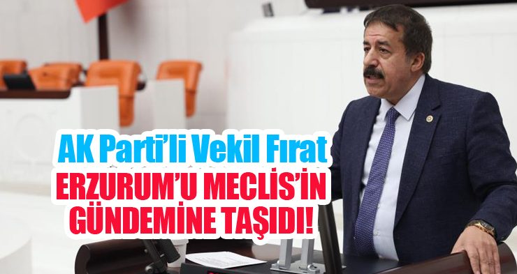 AK Parti’li Vekil Fırat, Erzurum’u Meclis’in gündemine taşıdı!…
