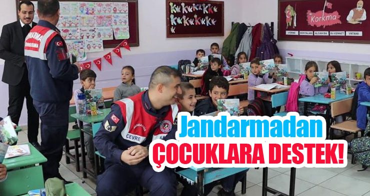 Jandarmadan çocuklara destek!
