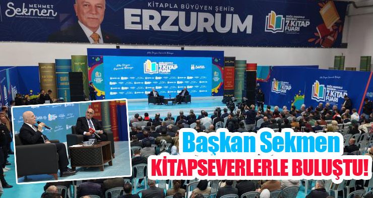Başkan Sekmen kitapseverlerle buluştu!