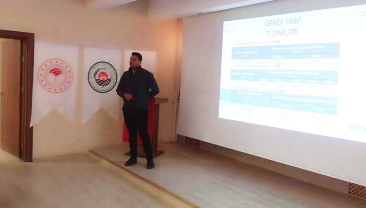 Tekman’da tarım sigortaları bilgilendirme semineri!..