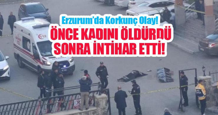 Önce kadını öldürdü sonra intihar etti!
