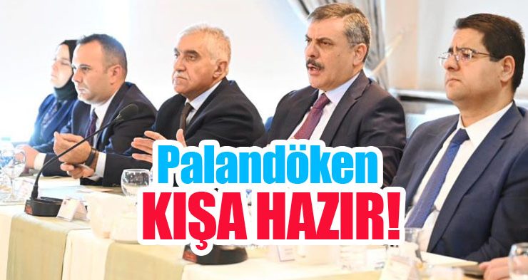Palandöken kışa hazır!