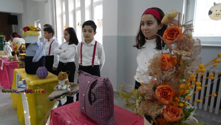 Geri dönüşümle farkındalık oluşturdular!