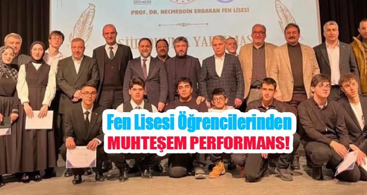 Fen Lisesi öğrencilerinden muhteşem performans!