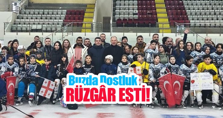 Buzda dostluk rüzgarı esti!