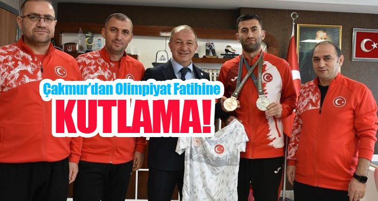 Çakmur’dan olimpiyat fatihine kutlama!