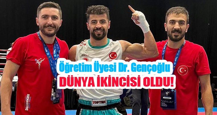 Öğretim üyesi Dr. Gençoğlu, dünya ikincisi oldu