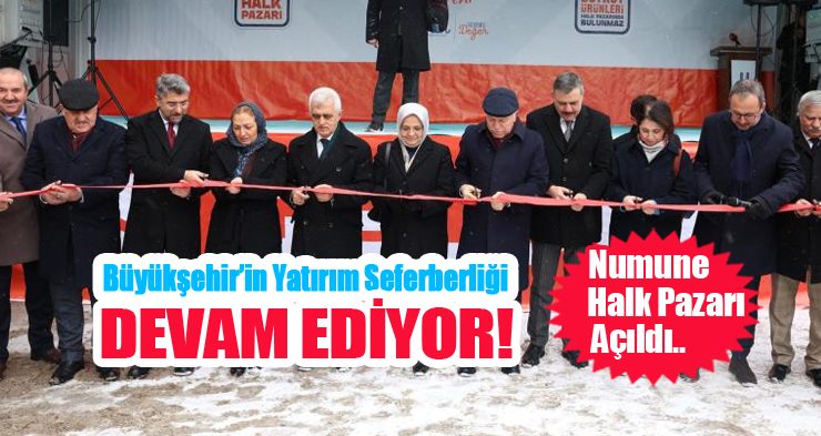 Büyükşehir’in yatırım seferberliği devam ediyor!