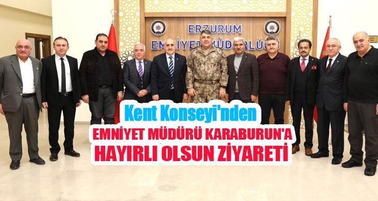 Kent Konseyi’nden Emniyet Müdürü Karaburun’a hayırlı olsun ziyareti…