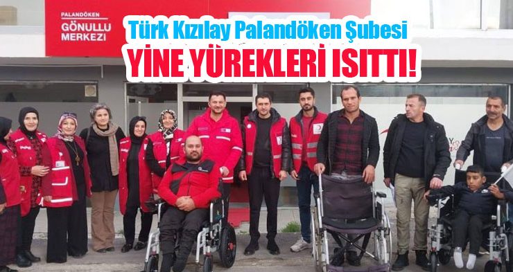 Türk Kızılay Palandöken Şubesi yine yürekleri ısıttı…
