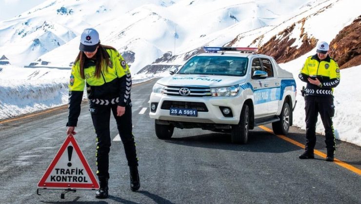 Erzurum’da bir yılda kent merkezinde bin 670 trafik kazası!