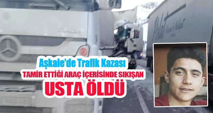 Aşkale’de trafik kazası!