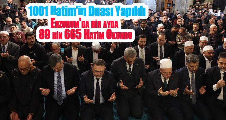 Beş asırlık 1001 Hatim geleneğinin duası gerçekleştirildi…