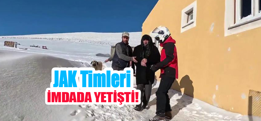 JAK timleri imdada yetişti... - Erzurum'un Yeni Nesil Haber Portalı