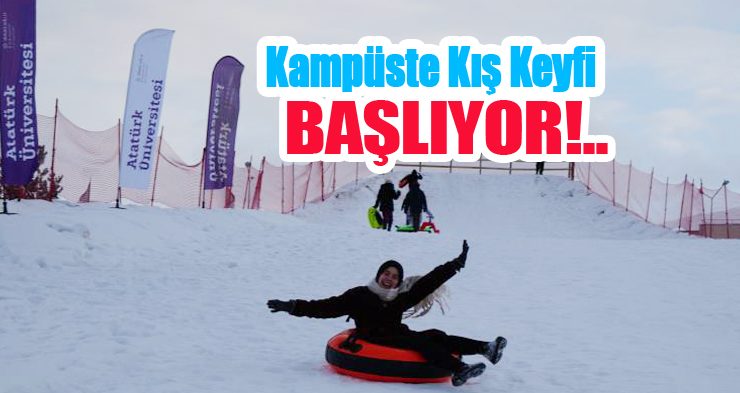 Kampüste kış keyfi başlıyor!
