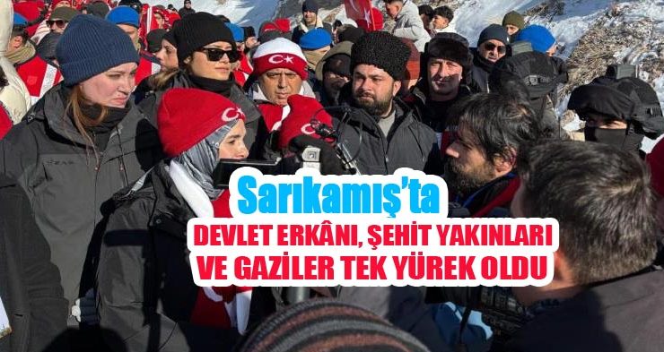 Sarıkamış’ta “Bu toprakta izin var” temasıyla devlet erkânı, şehit yakınları ve gaziler tek yürek oldu…