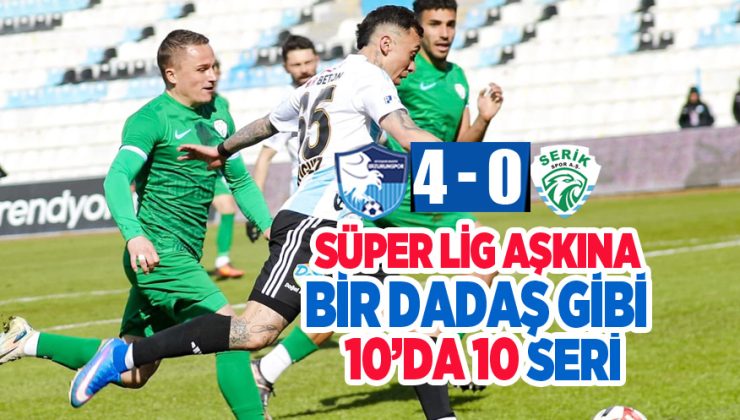 ErzurumsporFK, Süper Lig Yolunda Galibiyet serisini 10 maça çıkardı!..