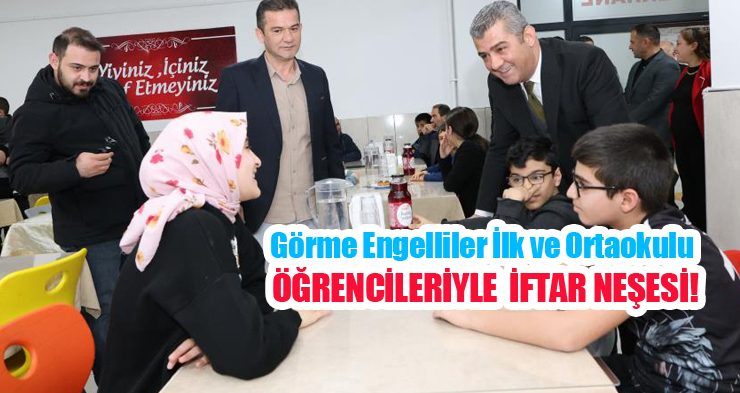 Okulda iftar neşesi!