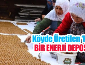 Köyde üretilen keş adeta bir enerji deposu…