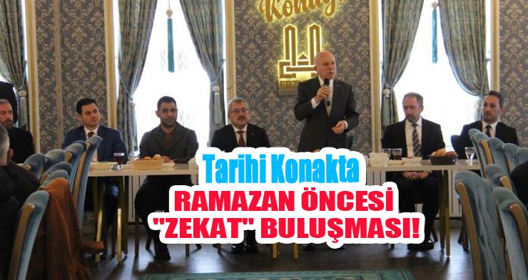 Tarihi konakta Ramazan öncesi “Zekat” buluşması!
