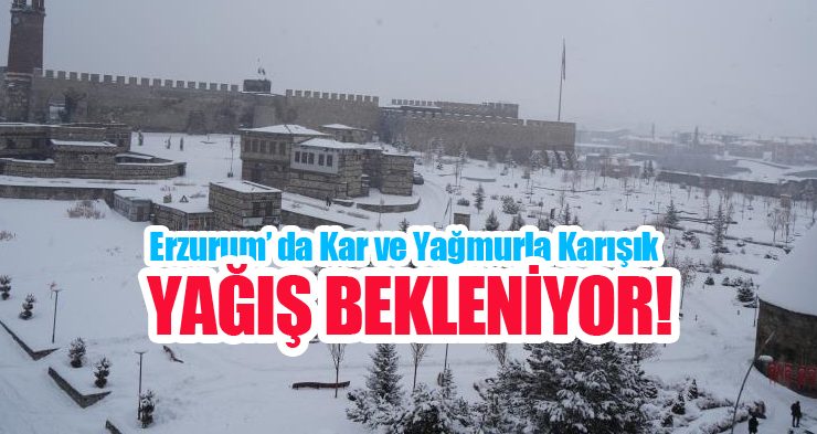 Kar ve yağmurla karışık yağış bekleniyor!