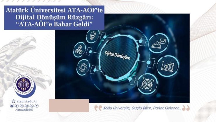 Atatürk Üniversitesi ATA-AÖF’te dijital dönüşüm rüzgârı: “ATA-AÖF’e bahar geldi”